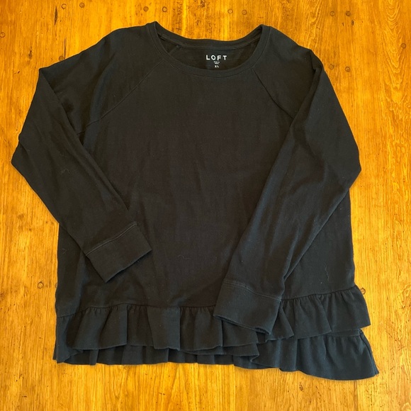 Loft Ruffled Sweatshirt - Picture 4 of 11